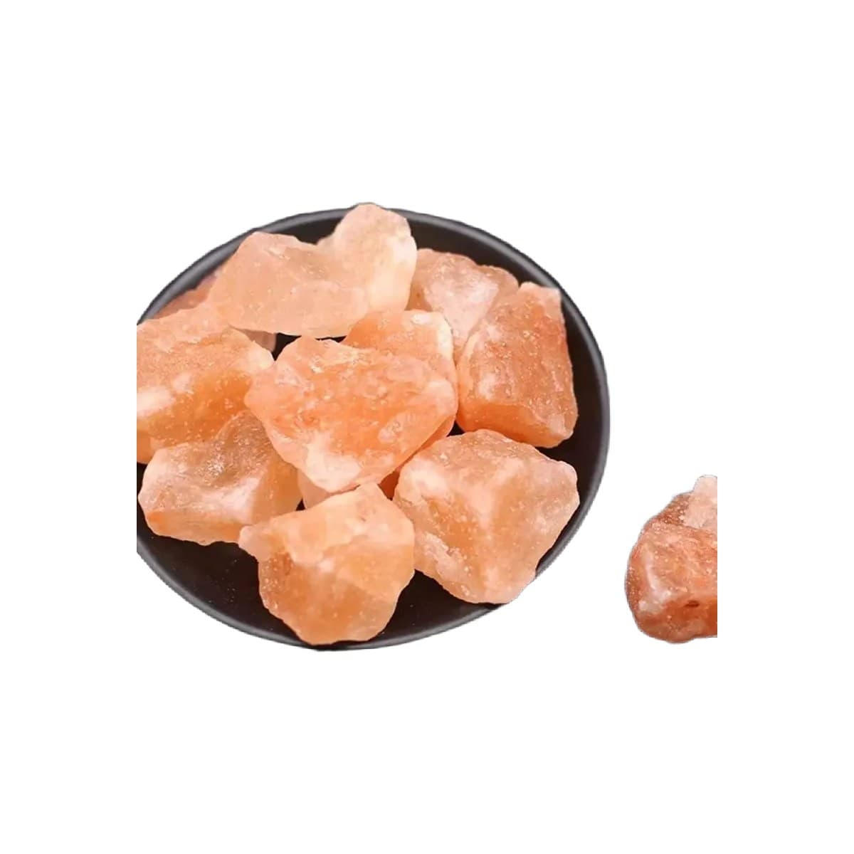 Natural pink Himalayan mineral chunks — a slow-dissolving mineral source for soft-water shrimp tanks, and an u